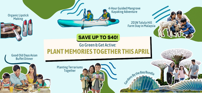 Go Green, Get Active & Plant Memories Together This April