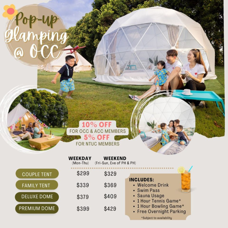 Pop Up Glamping Orchid Country Club